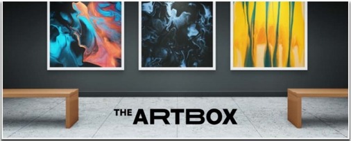 front page du site the artbox