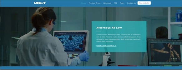 front page du site medit